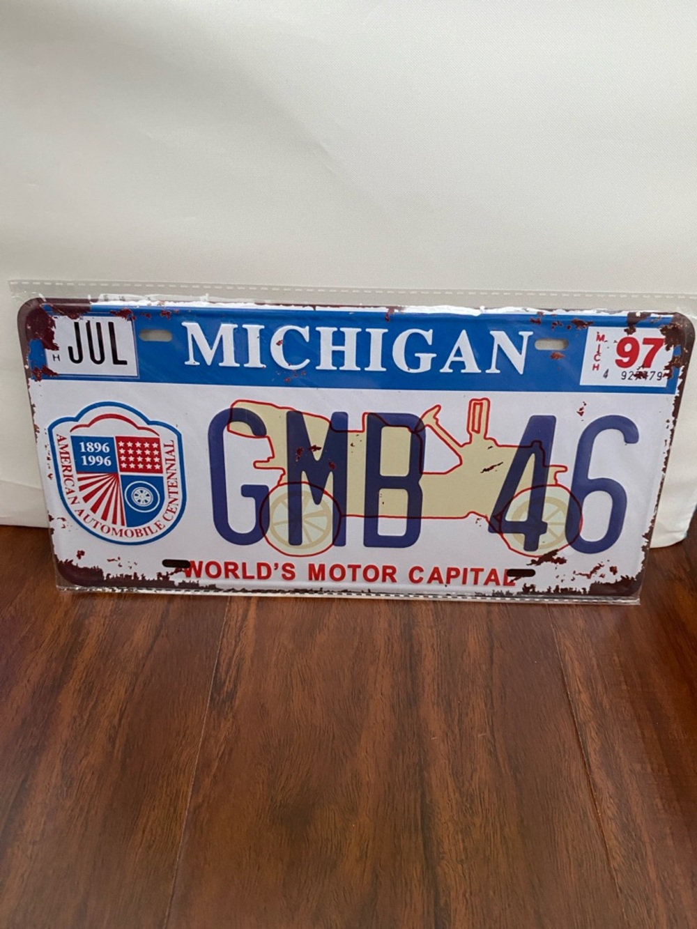 Michigan License Plate